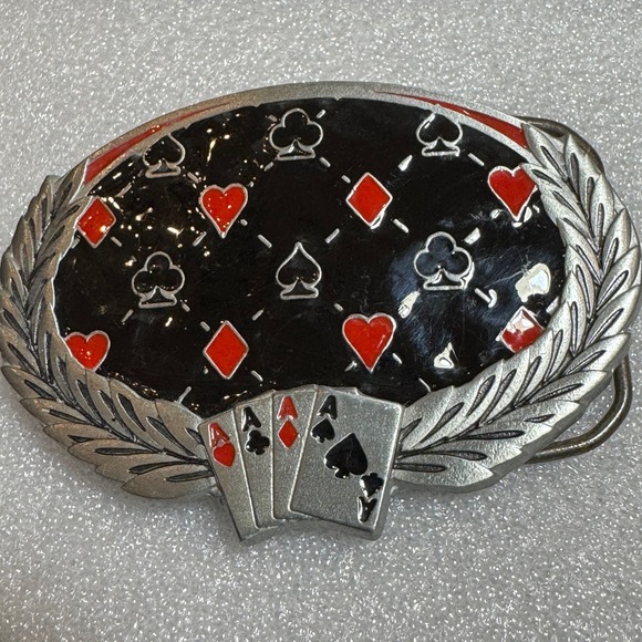 Great American Products 2008 Playing‎ Cards Poker Ace Belt Buckle - Picture 16 of 16